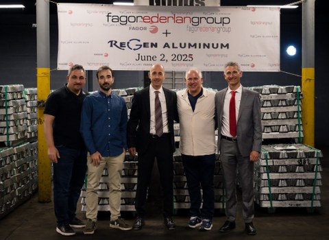 Fagor Ederlan Group strengthens its commitment to sustainability in North America with the acquisition of 51% of Regen Aluminum