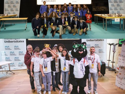 C'Mon Guys, BKI BOX eta NCLIC Shakespeare txapeldun FLL Euskadi-MONDRAGONen
