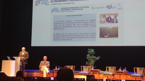 Ergonomiari eta Psikosoziologiari buruzko XI. Nazioarteko Kongresuan izan da Osarten